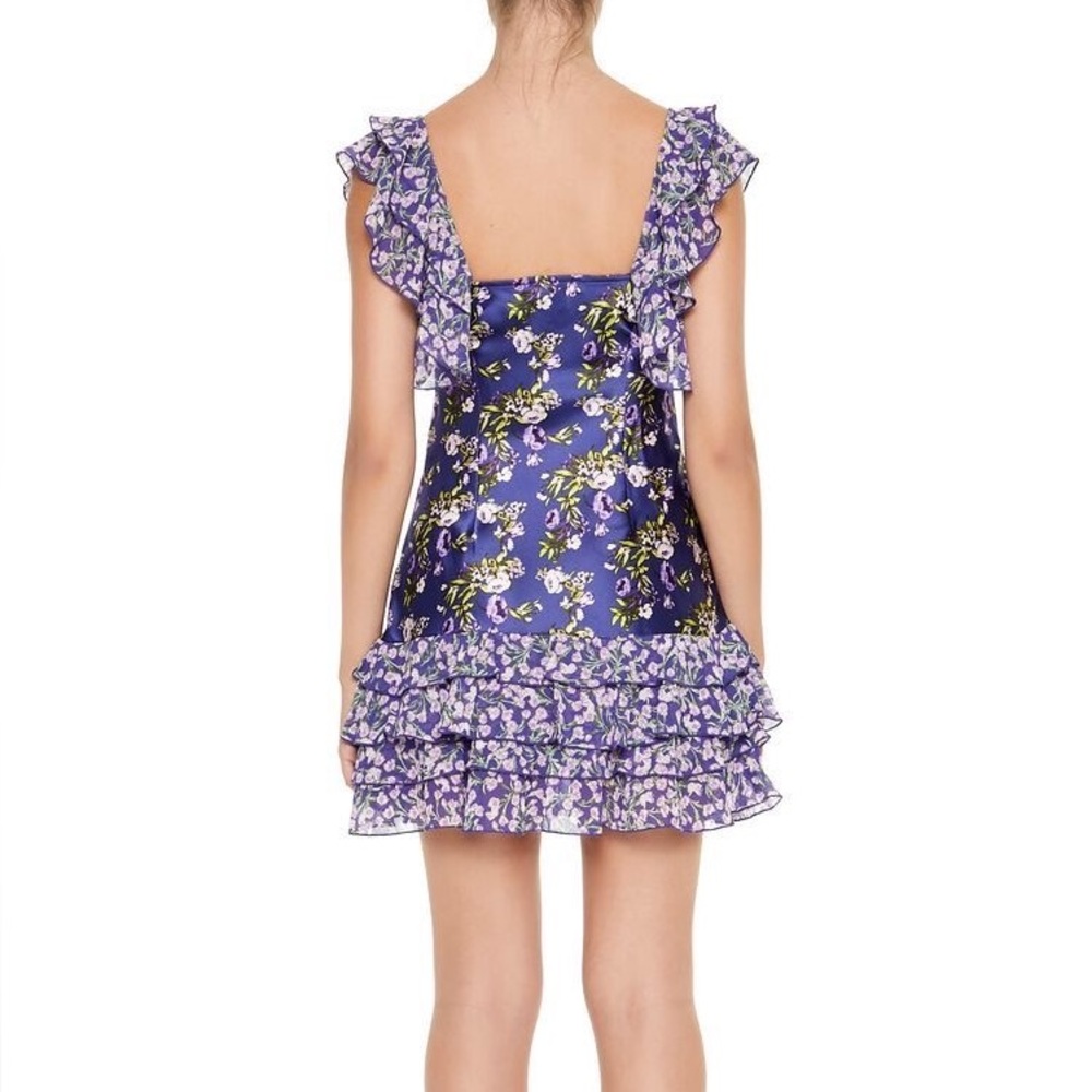 Forever 21 Tiered Floral Print Mini Dress - Picture 9 of 10
